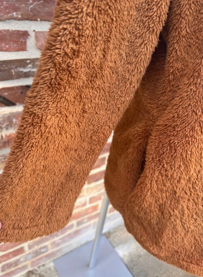 Manteau col à revers en flanelle T38 • SHEIN - photo numéro 3