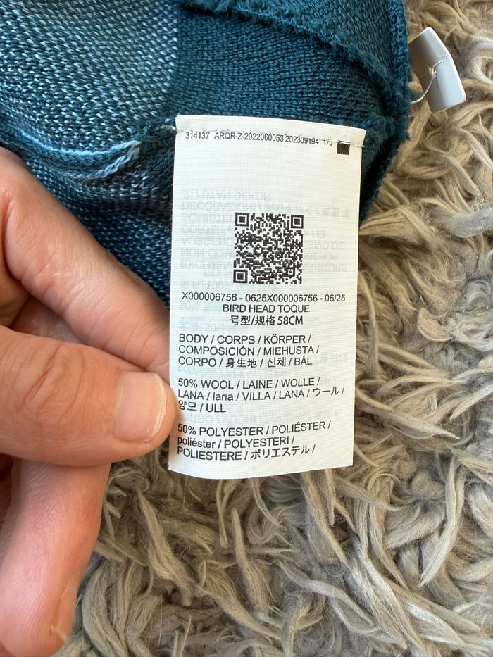 Bonnet Arc’teryx Bird Head Toque Bleu Nightscape – Neuf - photo numéro 6