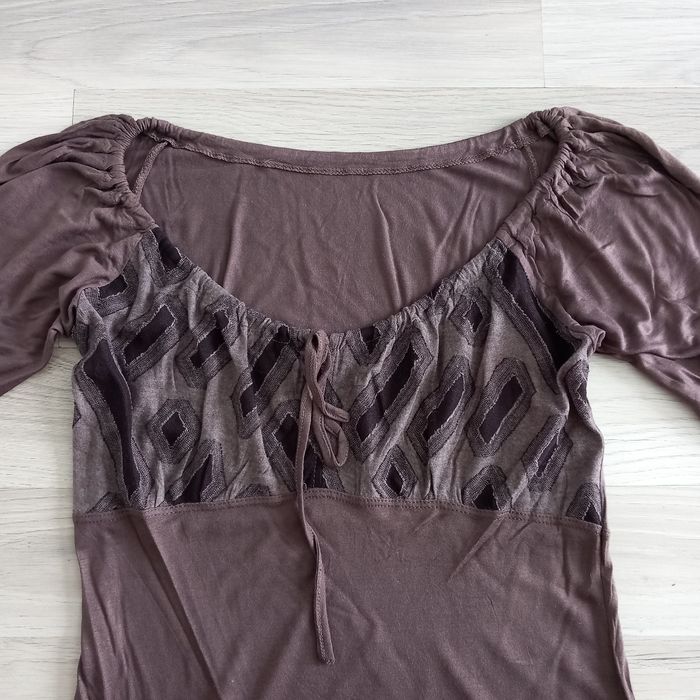 Chemisier femme marron taille M - photo numéro 2