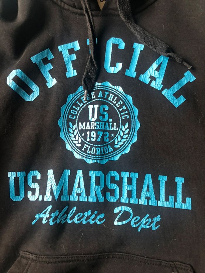 Sweat à capuche us Marshall - photo numéro 2