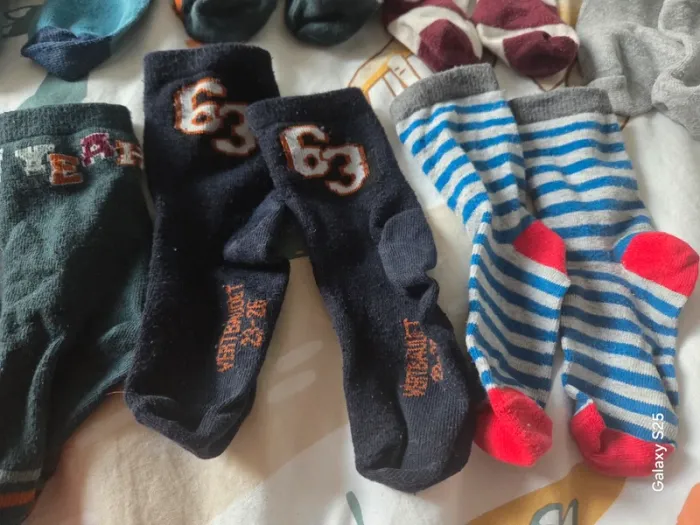 9 paires de chaussettes 23 26 - photo numéro 3