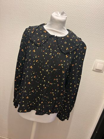 Chemise col Claudine femme 