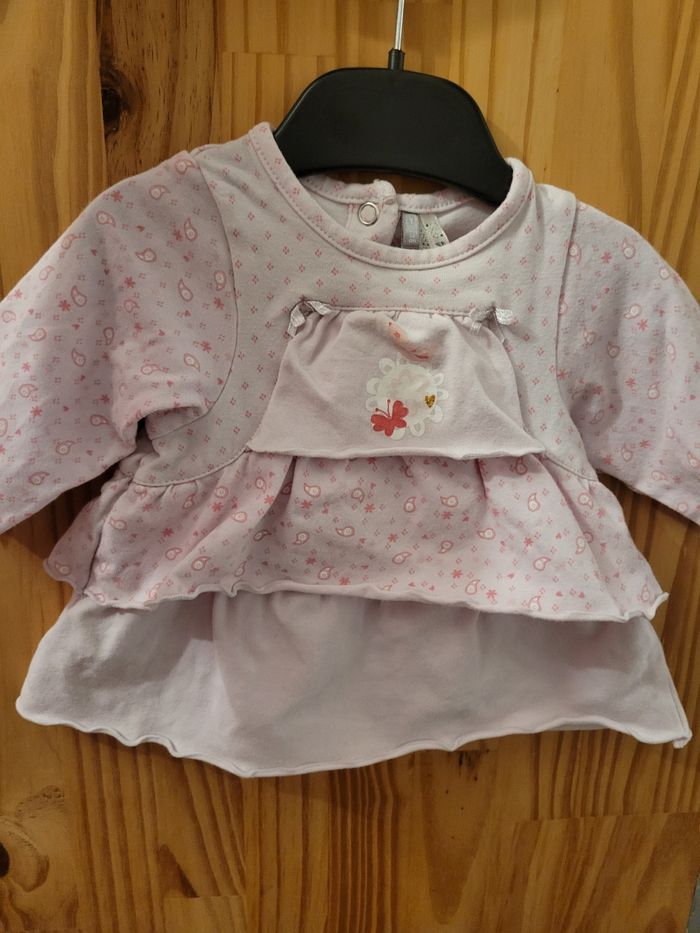 Ensemble fille 1 mois - photo numéro 2