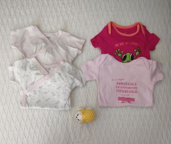 Lot body manche courte