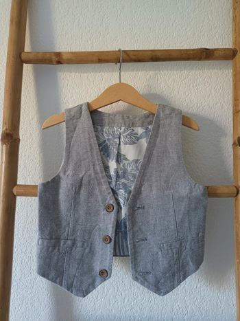 Joli gilet sans manches gris Palomino 6 ans