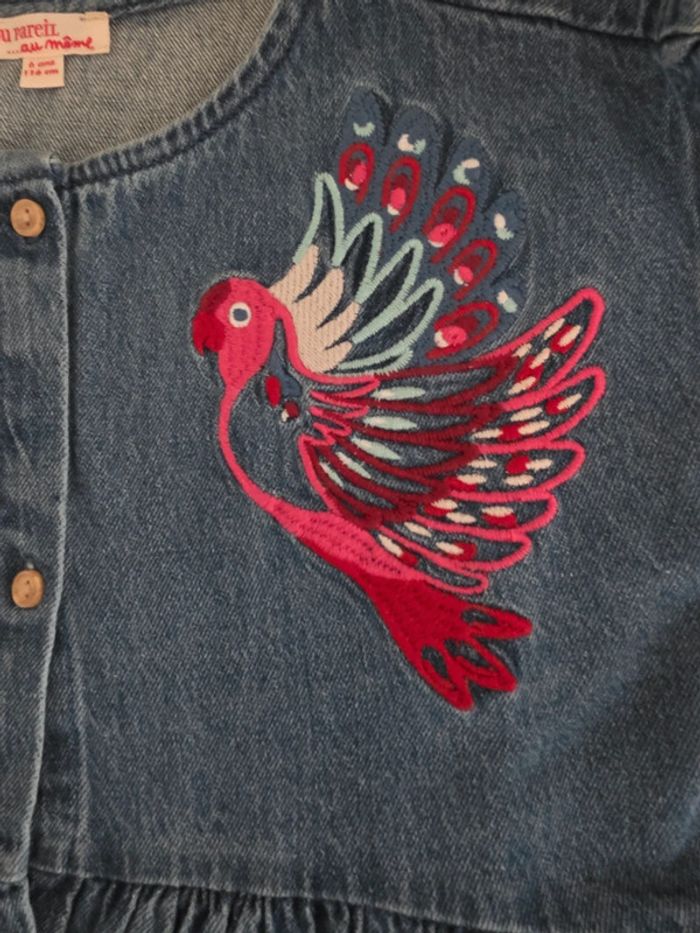 Robe en jean 6 ans dpam - photo numéro 3