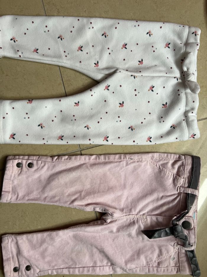 Lot pantalon 12mois - photo numéro 2