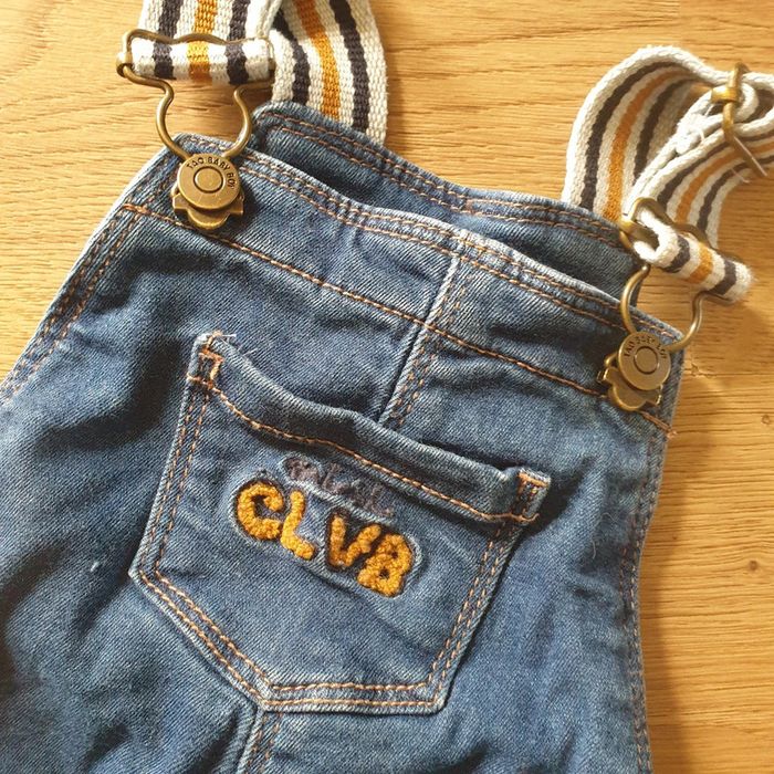 💚 Salopette en jeans 12 mois Tape à l'œil #emyfleury_12moisgarçon - photo numéro 2