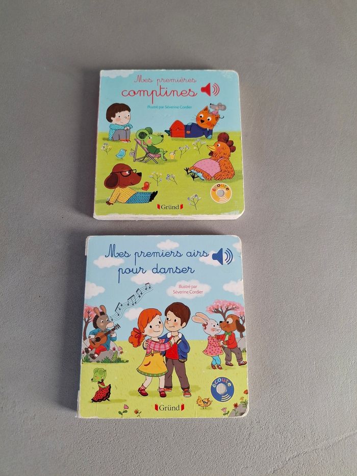 Lot de 2 livres sonores
