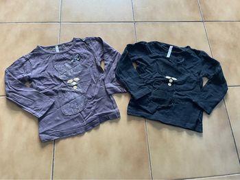 Lot 2 t shirts fille 3 ans