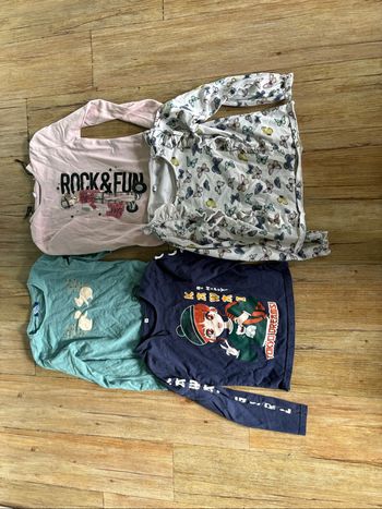 Lot 4 t-shirt 6 ans