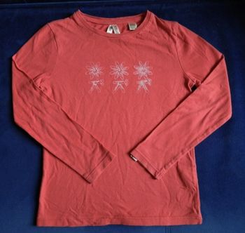 T shirt fille T 5 ans manches longues "Okaidi"