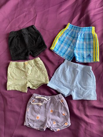 5 shorts 9 mois