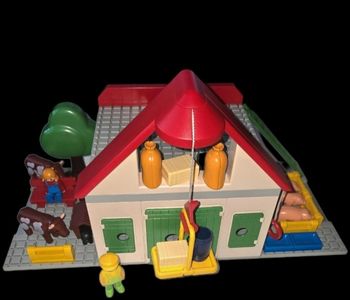 123  playmobil grande ferme 6800 vintage 1990