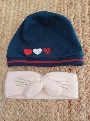 Lot bandeau tao + béret obaibi