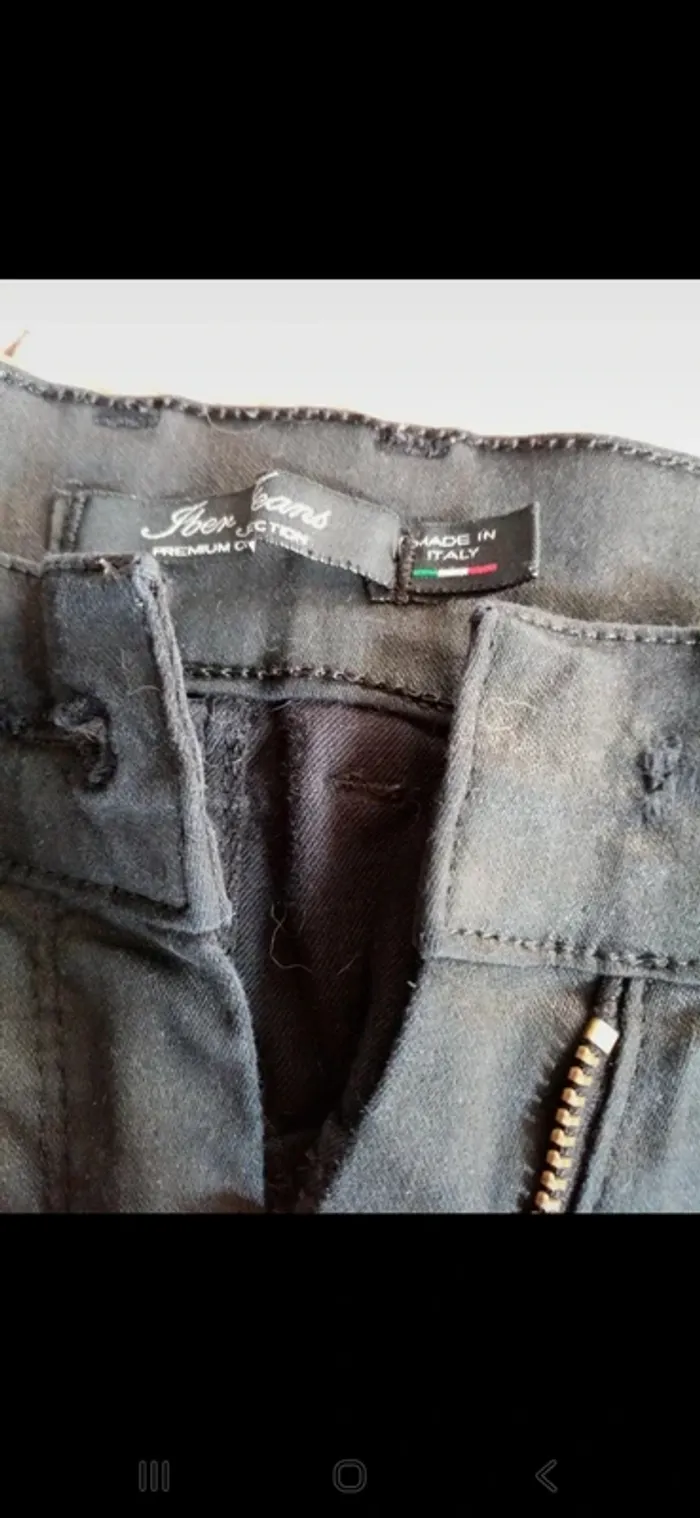 Jean noir femme coupe droite – taille 42 - photo numéro 2