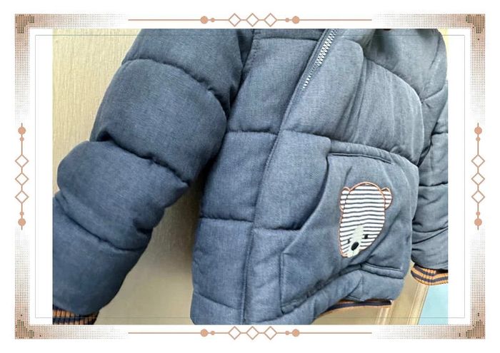 Manteau ours bleu marine obaibi 23 mois / 2 ans - photo numéro 5