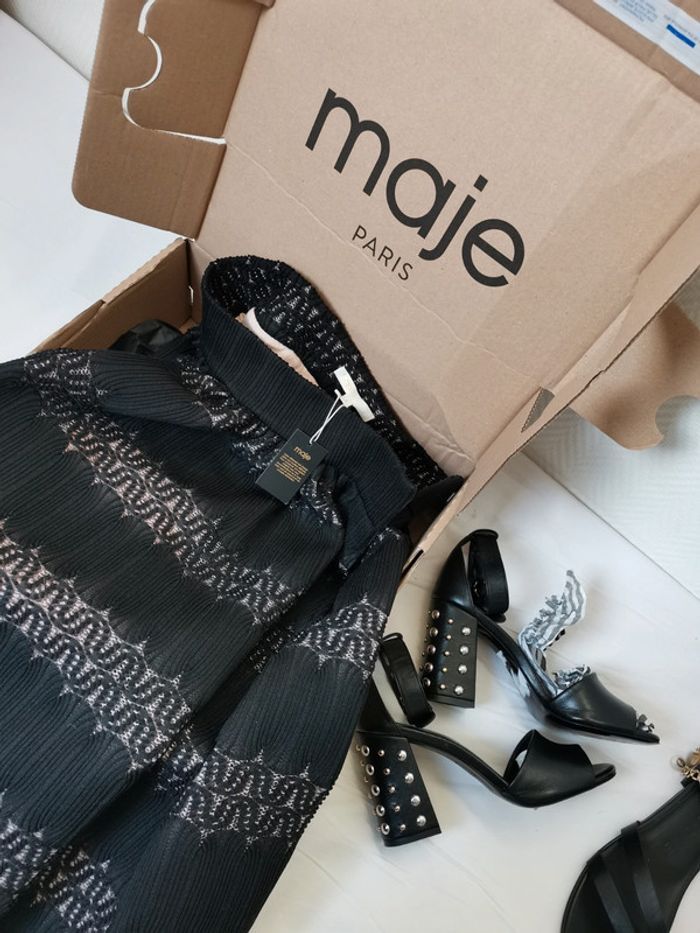 Magnifique Jupe midi MAJE Paris |taille 1 - photo numéro 13