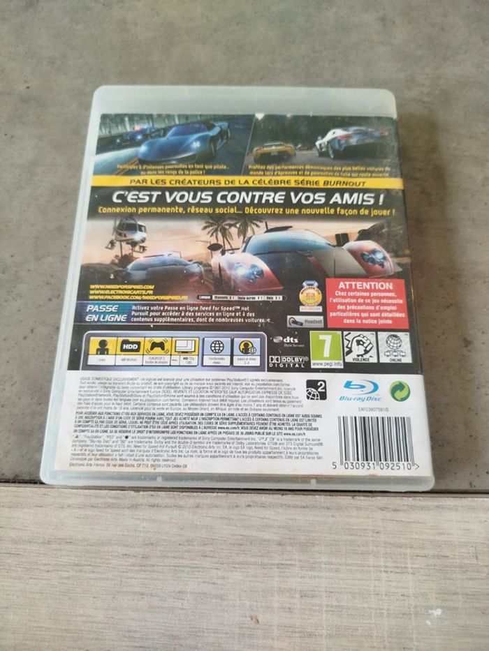 Jeux Need for speed hot pursuit PS3 - photo numéro 7