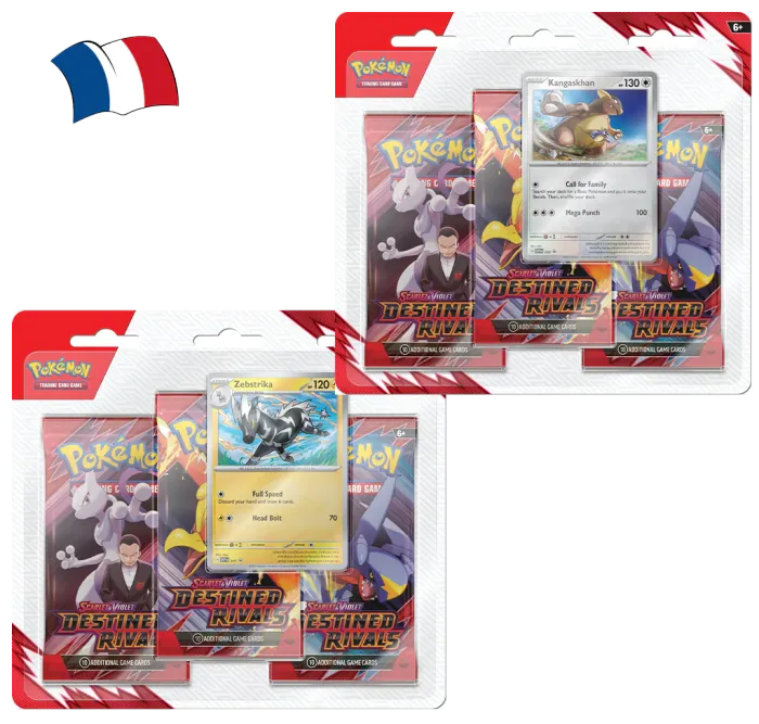 Lot de deux Tripack EV10 rivalités destinés