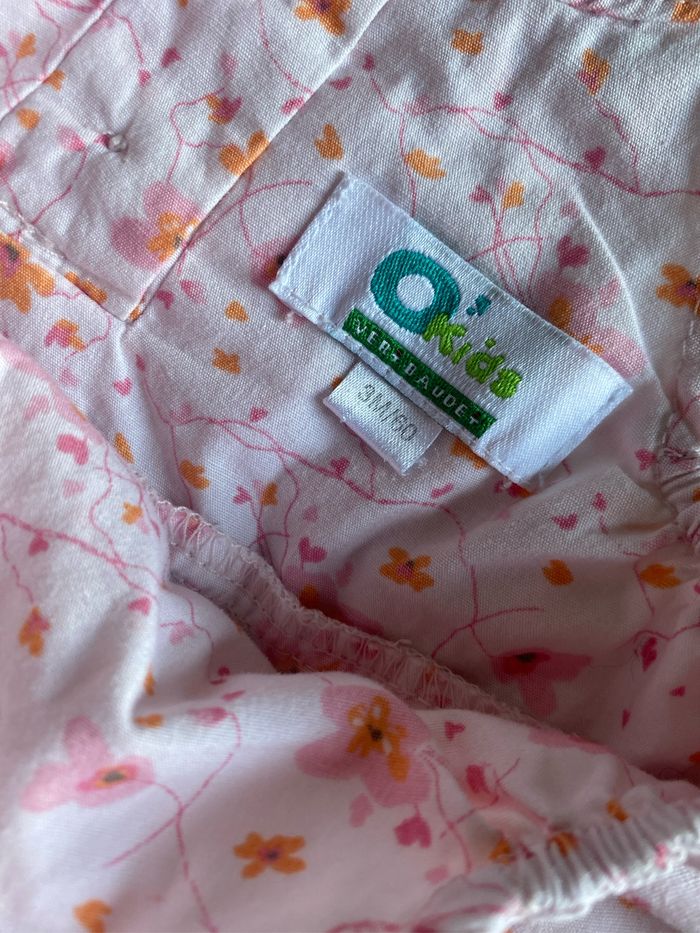 Robe fleurie à volants boutons papillon 3 mois Vert baudet - photo numéro 5