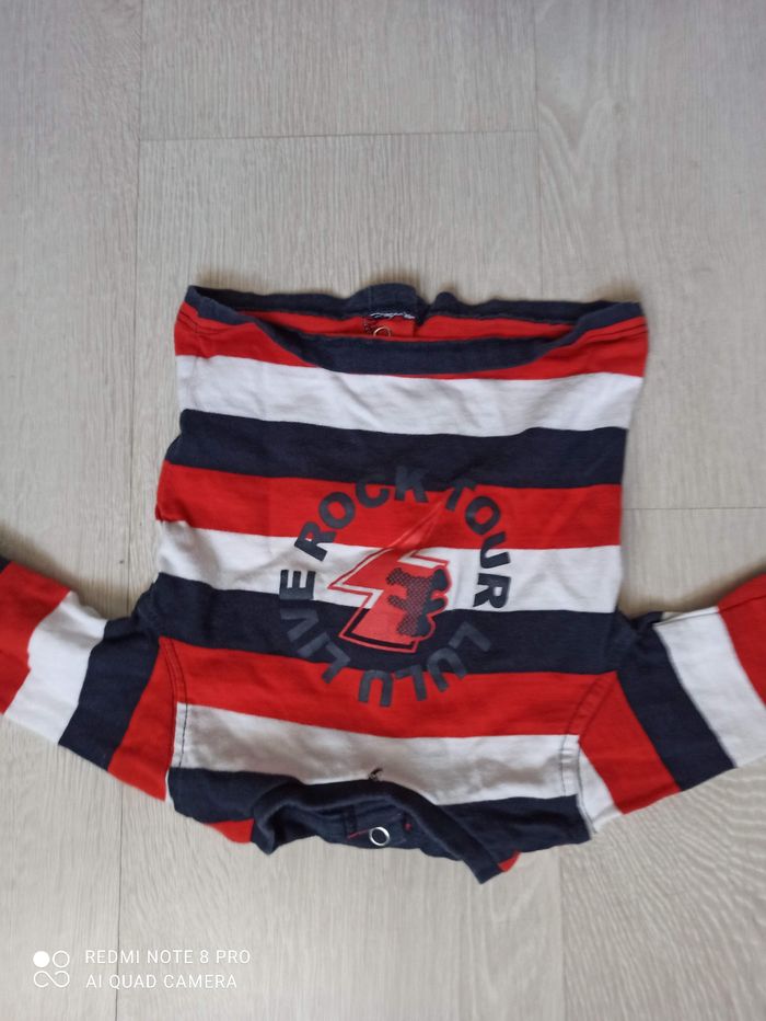 2 t-shirt manches longues 3 mois