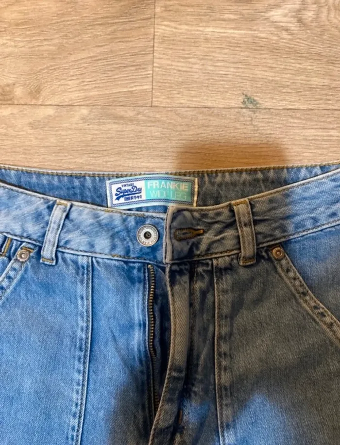 Jean wide leg superdry - photo numéro 3