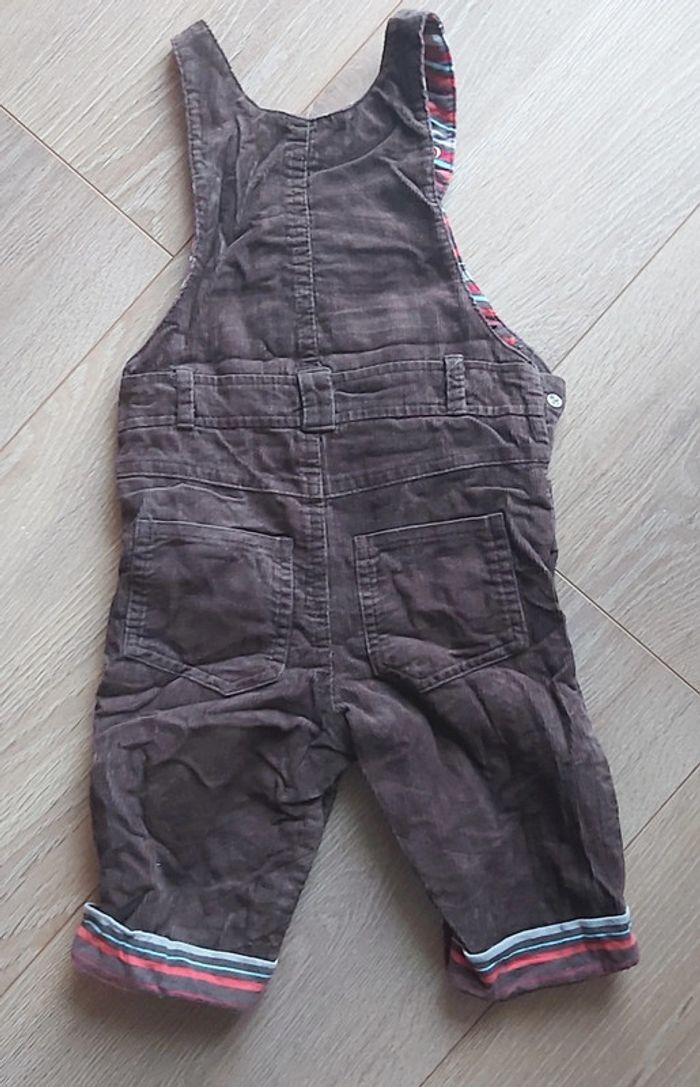 Salopette velours marron - photo numéro 2