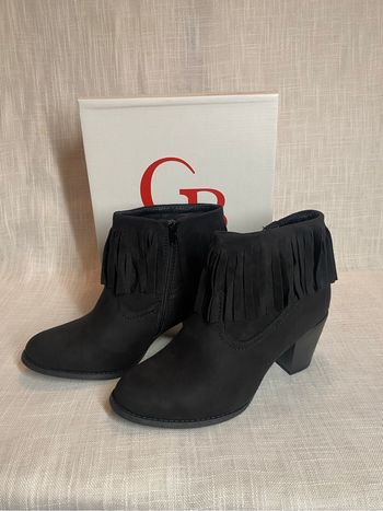 Bottines noires à franges 🖤