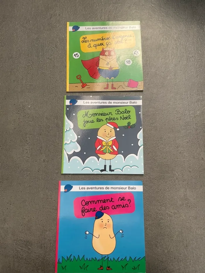 Lot 3 livres Les aventures de Monsieur Balo