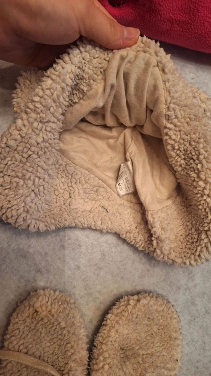 Ensemble assorti bonnet gant 18 24 mois - photo numéro 2