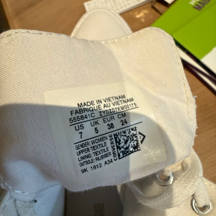 Jolies baskets en toile, vert, menthe, femme 38 - photo numéro 2