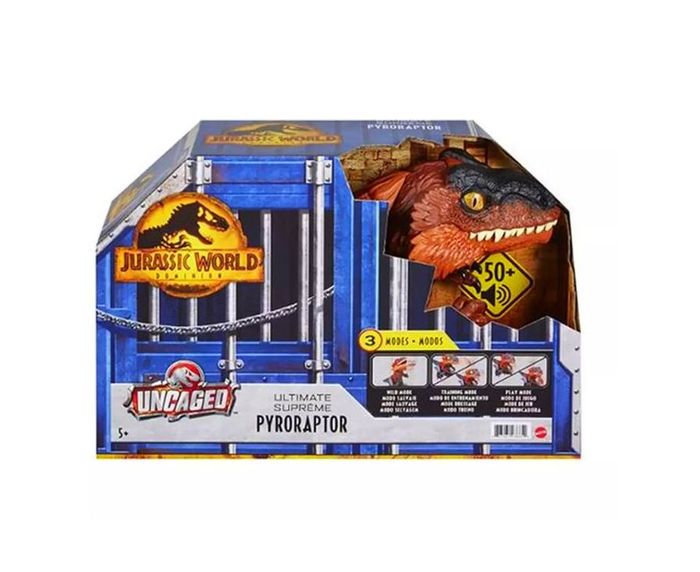 Figurine interactive Dinosaure Pyroraptor Ultimate Supreme Jurassic World Mattel