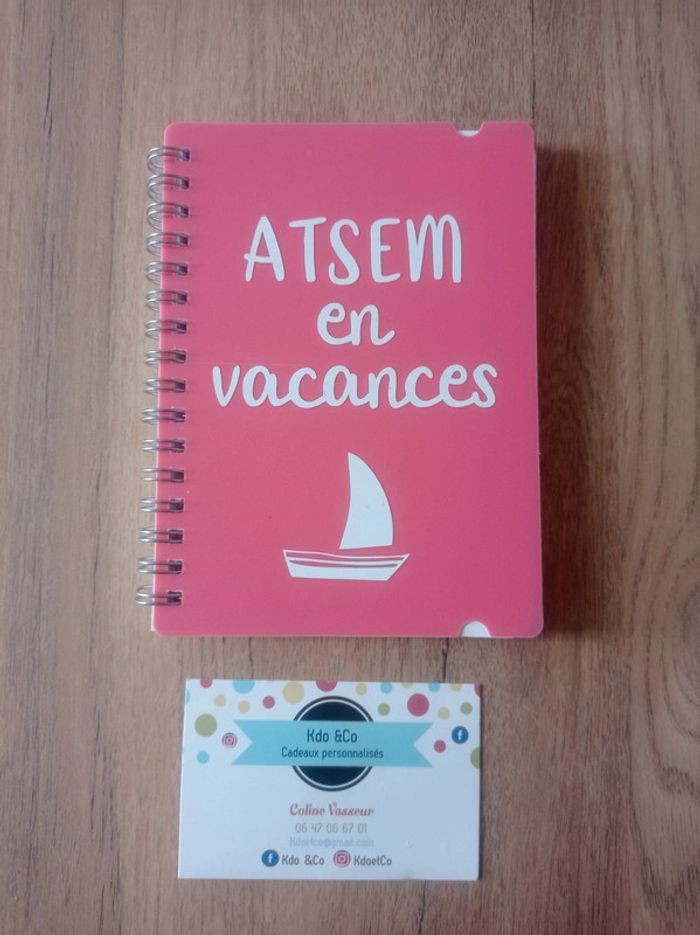 Carnet spirale ATSEM en vacances