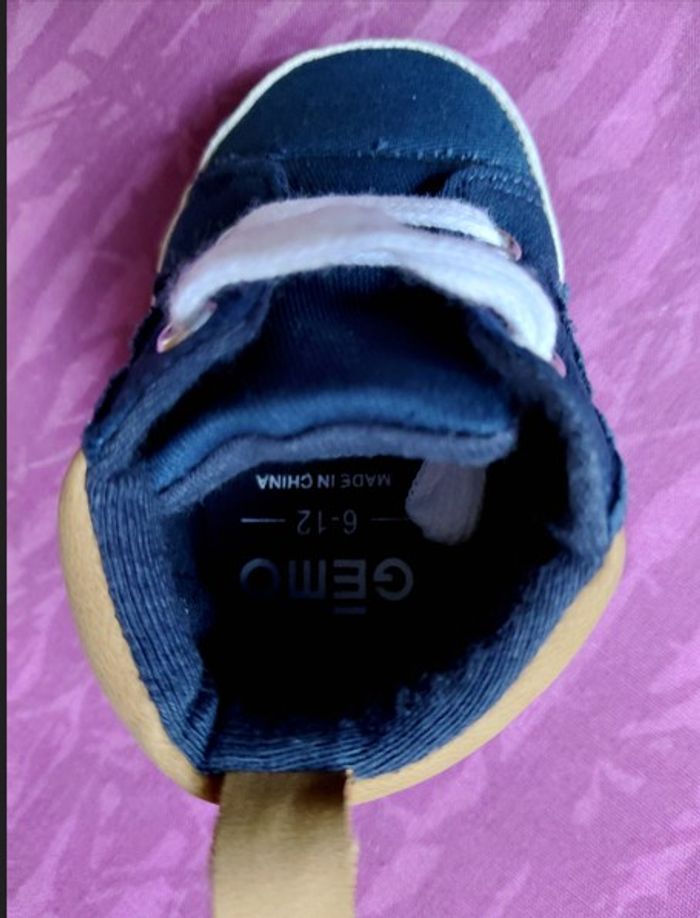 Chaussures Gemo,  6 12 mois, neuve, marine - photo numéro 4