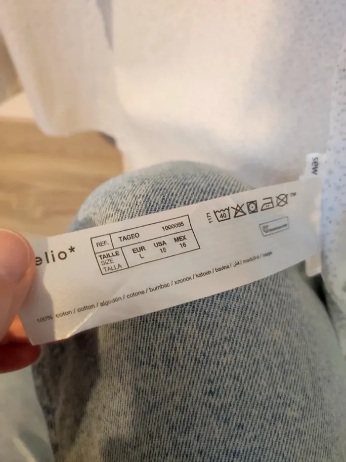 Chemise à motifs Celio taille L - photo numéro 4