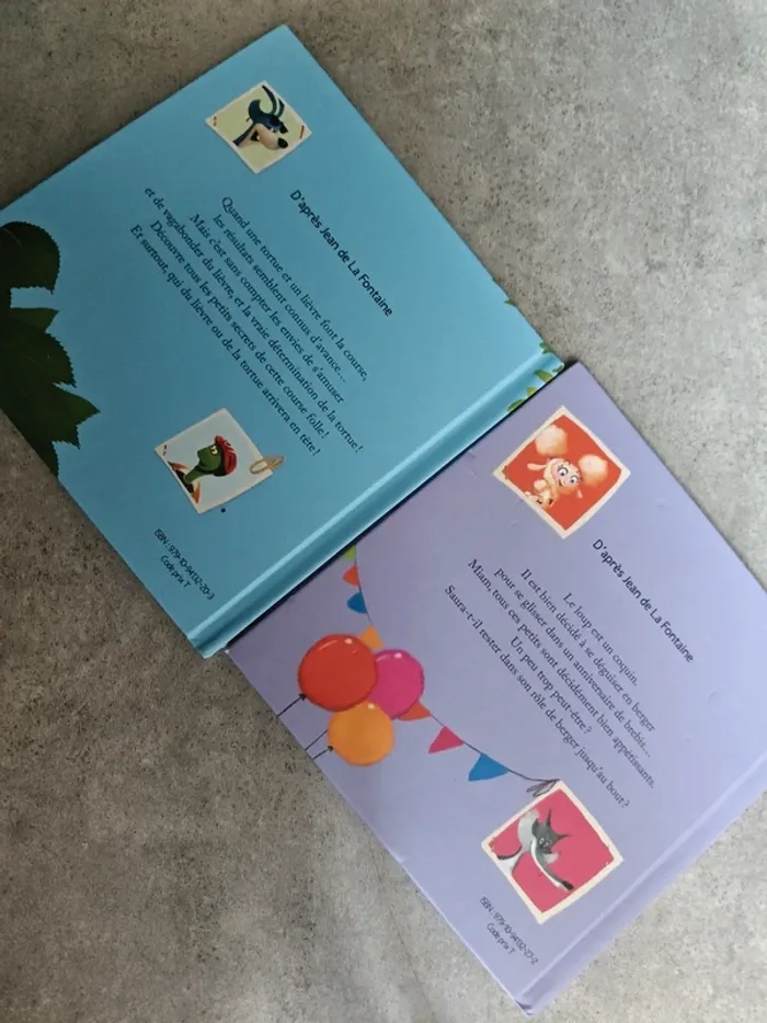 Lot de 2 livres fables de la fontaine - photo numéro 2