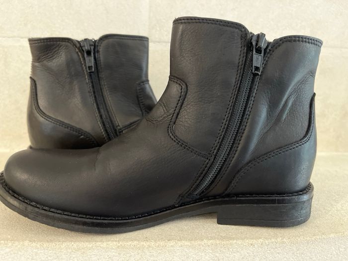 Bottines tout en cuir Reqins neuves - photo numéro 5