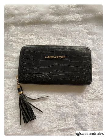 Portefeuille en cuir noir - Lancaster