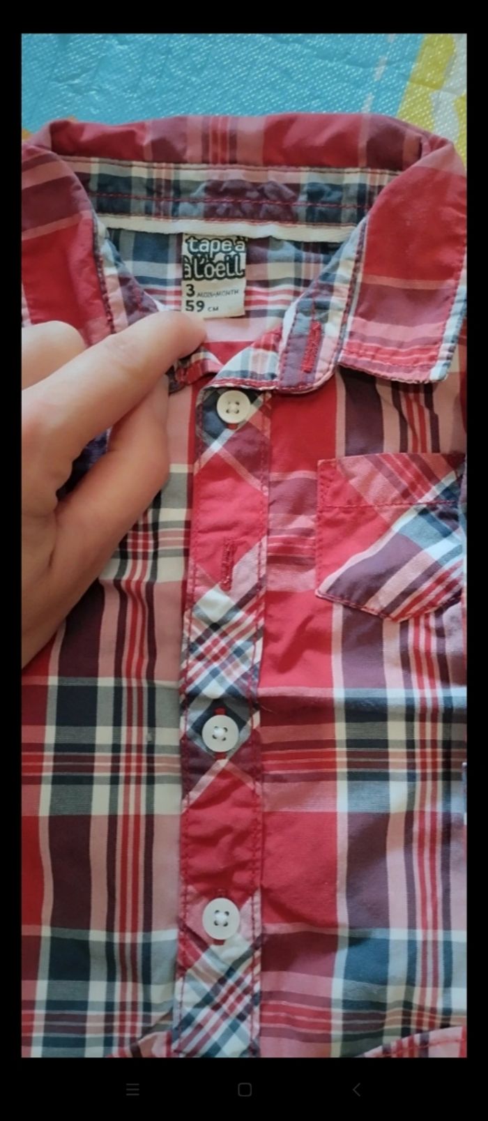 Chemise bébé garçon 3 mois - photo numéro 2