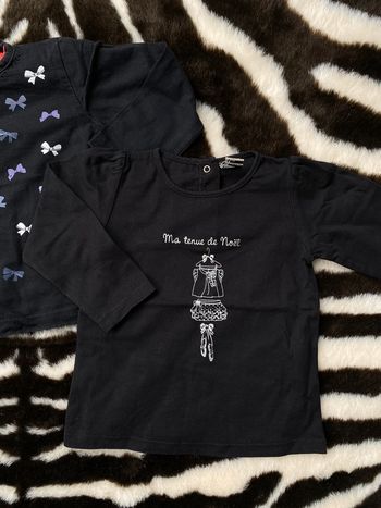 T-shirt manches longues noir TAO 18 mois (81)