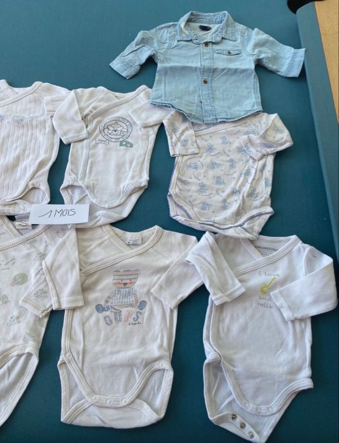 Lot de vêtements bébé garçon 1 mois - photo numéro 7