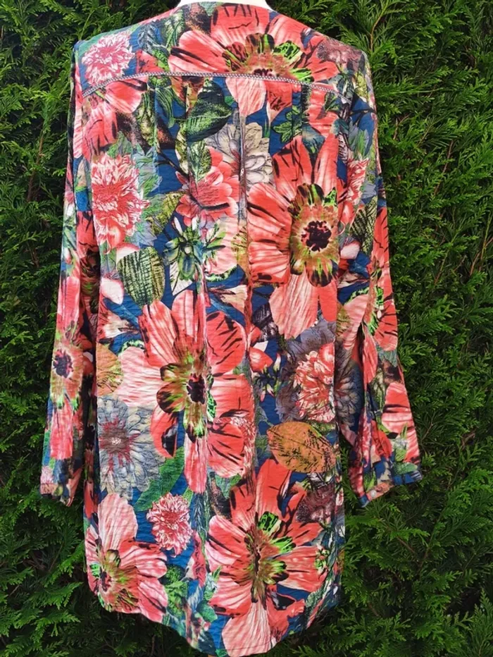 💋 robe courte ou tunique fleurie 🌺 - photo numéro 5