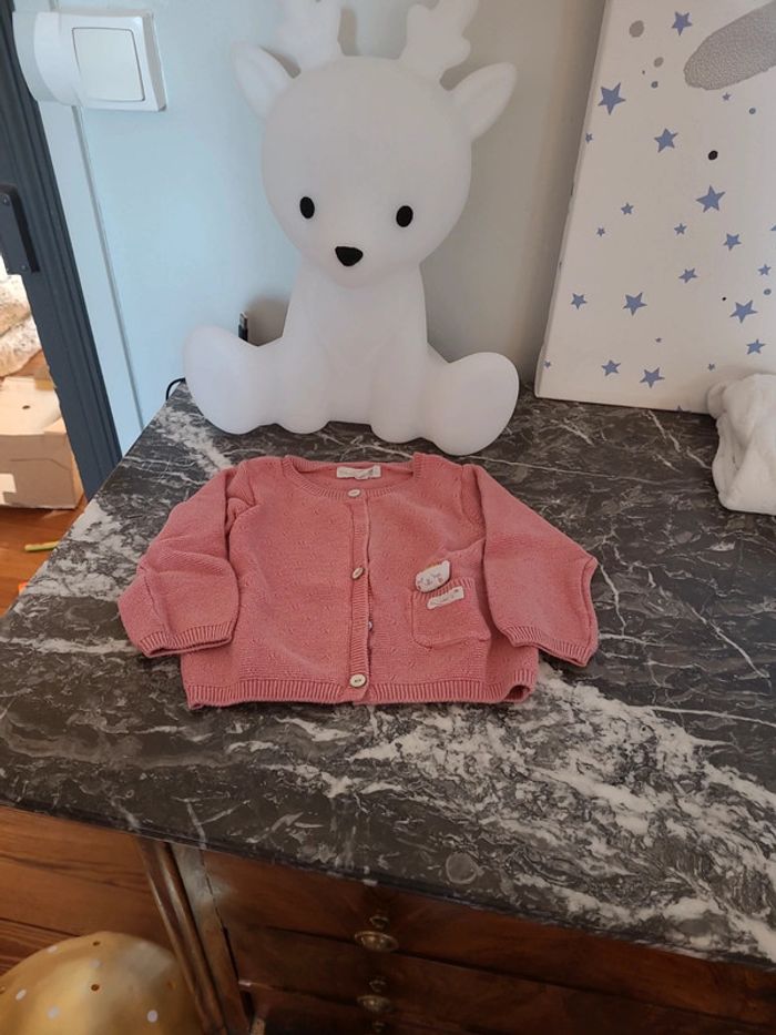 Gilet rose 9 mois Sergent Major