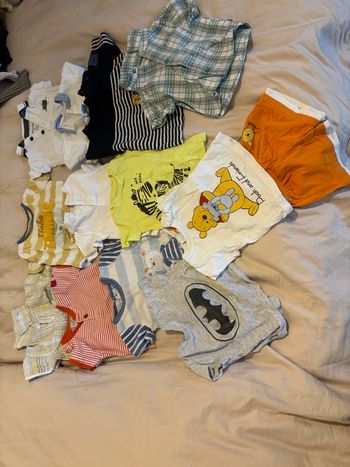 Lot de t-shirts et chemises manches courtes garçon 3 mois  