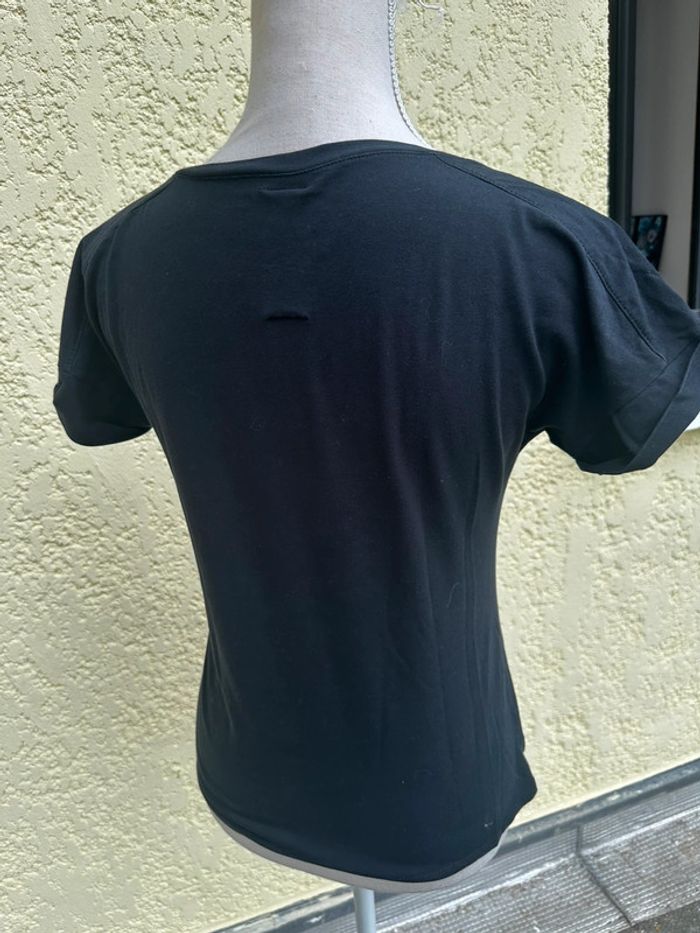 🎨 T-shirt Zara – Taille M – Motif magazine & peinture - photo numéro 8