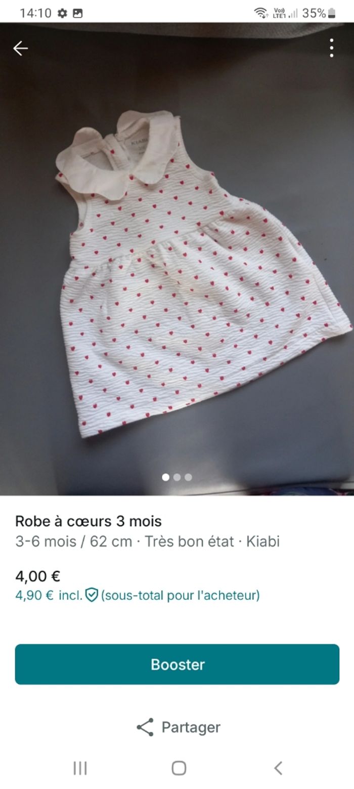 Robe à coeurs