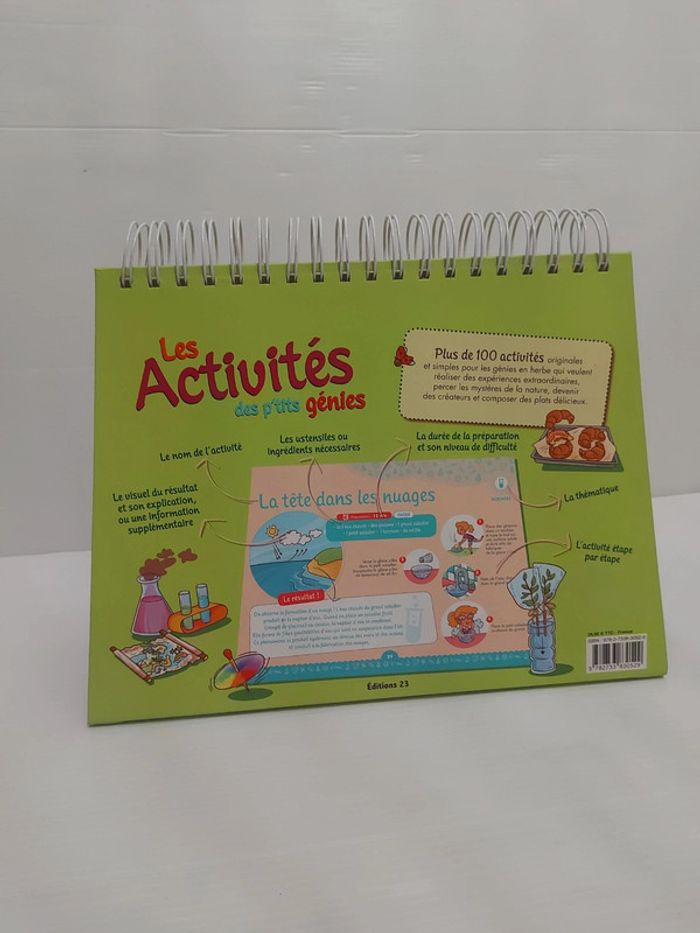Livre chevalet "Les activités des p'tits génies" neuf - photo numéro 4