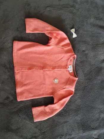 Gilet 24 mois rose pâle