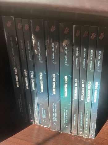 Collection livres The Walking Dead